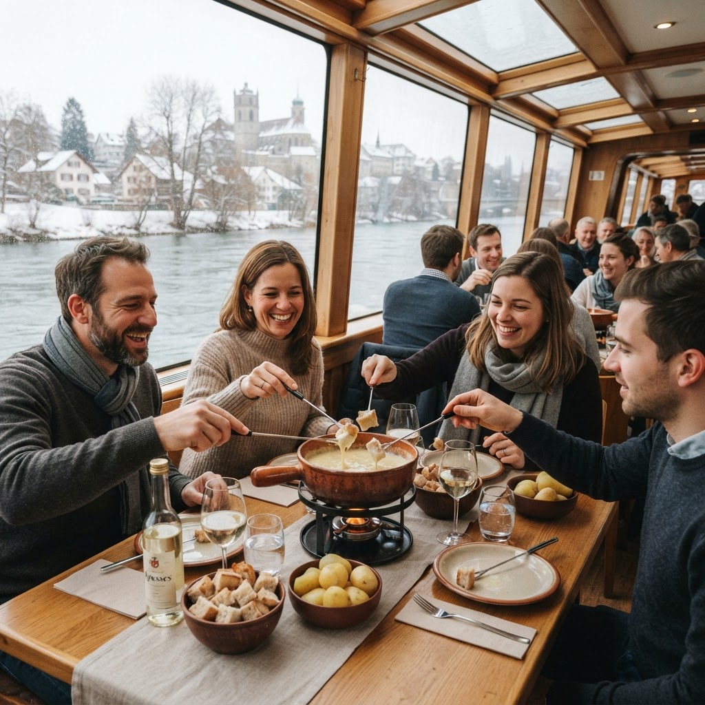 Fondue-Schiff Aare – Aare-Fahrt ab Solothurn